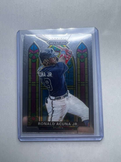 Ronald Acuña Jr. Stained Glass Insert