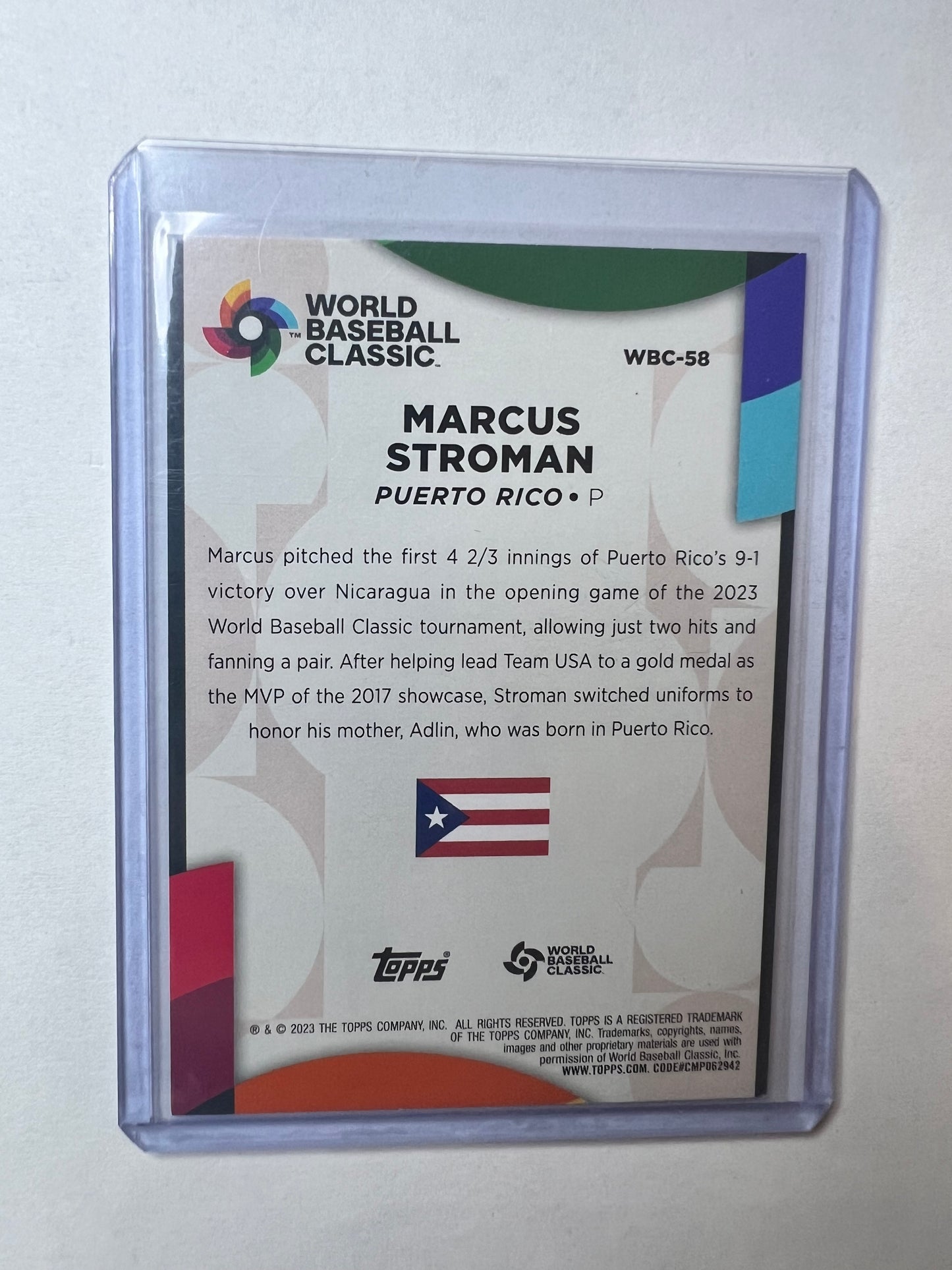 Marcus Stroman WBC ’23